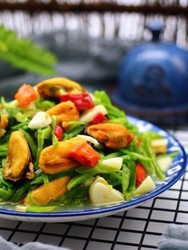 芸豆丝爆炒海虹肉