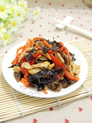 木耳鸡丝