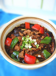 肉末茄子煲
