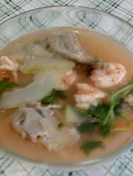猪骨虾仁冬瓜汤