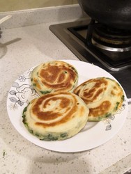 香煎葱油饼