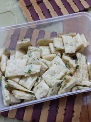 无糖葱香脆饼