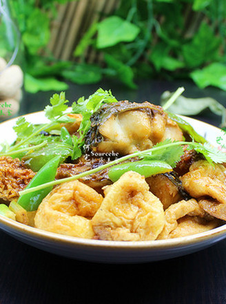 豆参煮鱼