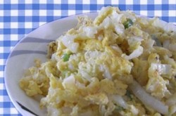 白菜炒鸡蛋