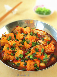 青鱼炖冻豆腐