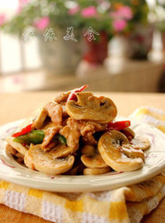 黑椒蘑菇肉片