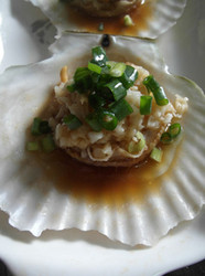 蒜蓉蒸扇贝