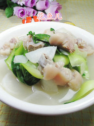 青菜萝卜猪蹄汤