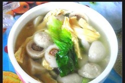 丸子腐竹汤