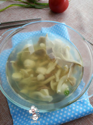 快手菌菇汤 - 光波炉教你简单制作一碗汤