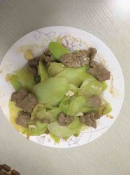 芥蓝炒牛肉