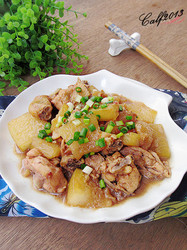 冬瓜焖鸡块