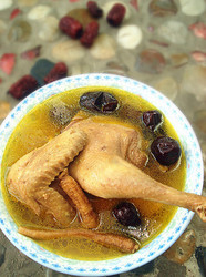 电锅炖鸡汤