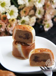 咖啡巧克力豆冰皮月饼