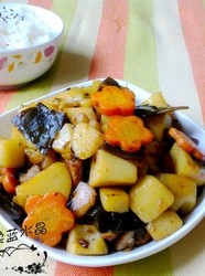 土豆海带炖猪肉