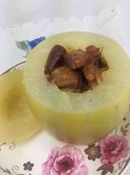 金瓜蒸五花肉