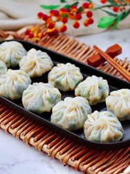 萝卜樱海鲜豆腐蒸饺