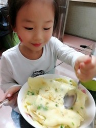 葱花鸡蛋饼