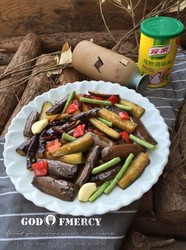 豆角烧茄子