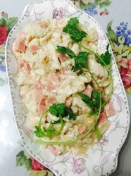 火腿芙蓉鸡块