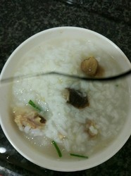 香菇鸡粥
