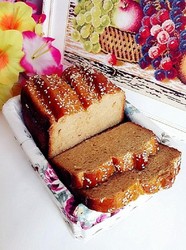 全麦红糖芝麻面包