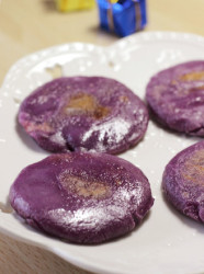 香煎紫薯饼