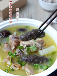 海参山药煲鸡汤