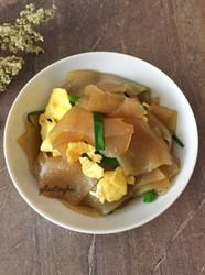 鸡蛋炒粉皮