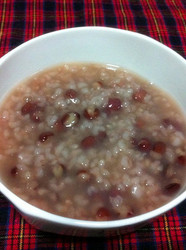 大米红豆粥