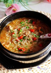 肉末粉丝煲