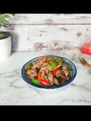 辣椒炒鸡心