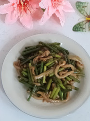 肉丝炒蒜薹