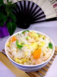 虾仁鸡蛋饭