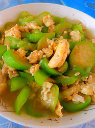 丝瓜炒鸡蛋