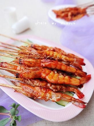 烤虾串