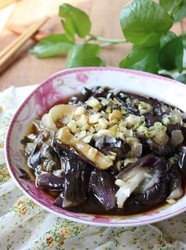 葱香拌茄子