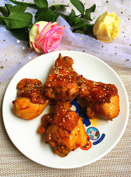 红油烤鸡腿