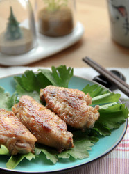 煎鸡翅