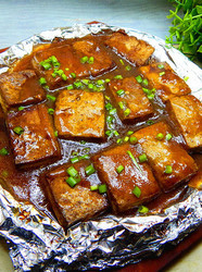 空炸酱香黑豆腐