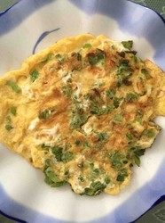 青椒鸡蛋煎饼