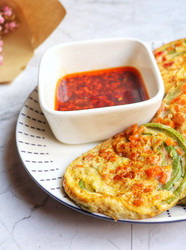豇豆蛋饼