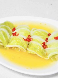 翡翠白玉猪肉卷