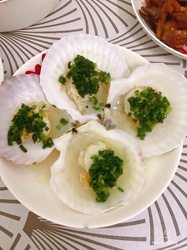 清蒸扇贝