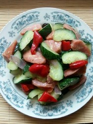 蒜肠炒黄瓜