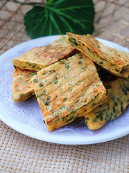 香辣韭菜土豆煎饼