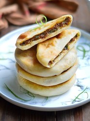香葱牛肉馅饼