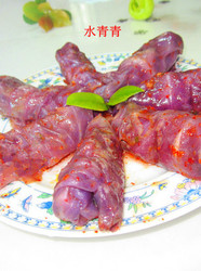 紫甘蓝包肉