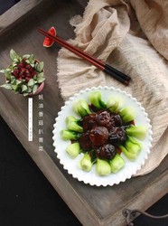 蚝油香菇扒青菜