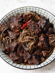 干豆角烧牛肉